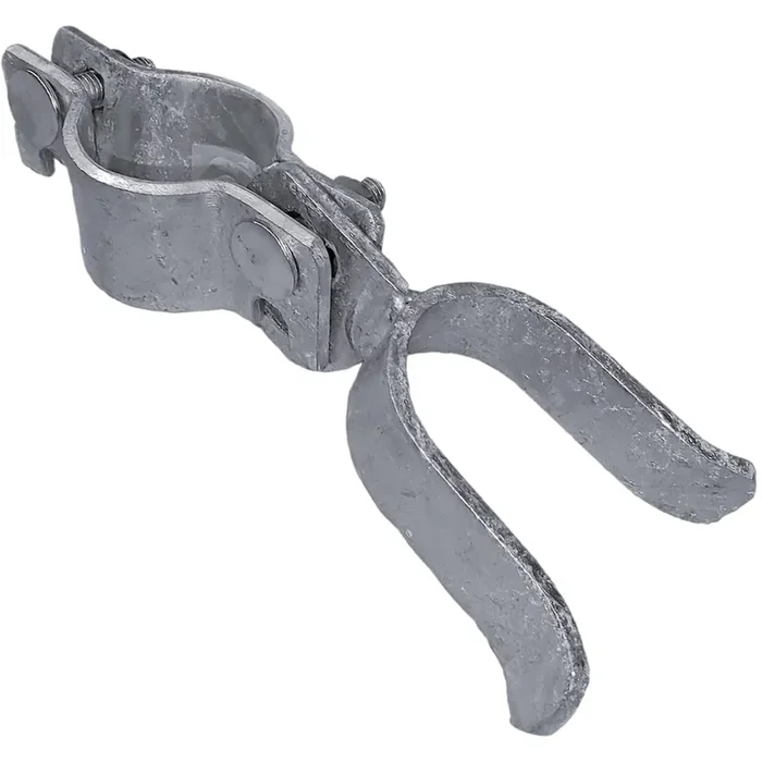 1-3/8″ X 1-3/8″ Chain Link Fence Gate Fork Latch – Fence Gate Latch – Galvanized Fence Gate Latch With Hole For Padlock