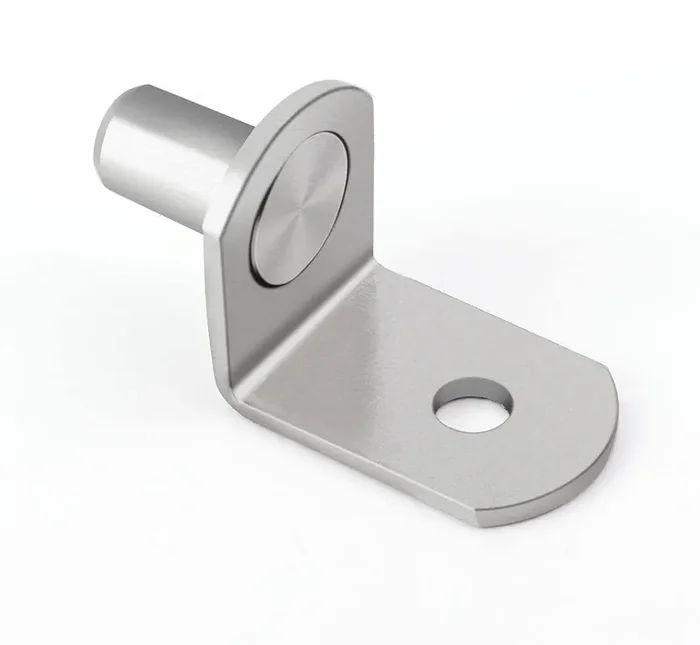 1/4 Inch Shelf Pegs,40Pcs Bracket Support Pins L-Shaped Holders For Cabinets,Shelves,Wodrob,Nickel Plated