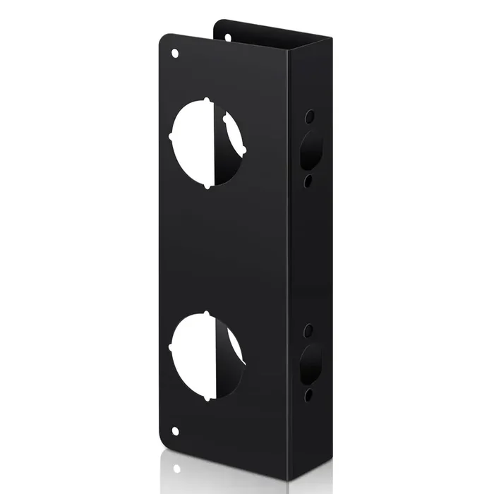 1 Piece Stainless Steel Lock And Door Reinforcer Plate Lock Reinforce And Repair Doors Bronze Finish Door Jamb Reinforcement 5-1/2 Inch, 2-3/8‘ X 1-3/4 Inches For Front Entry Bedroom Door Home
