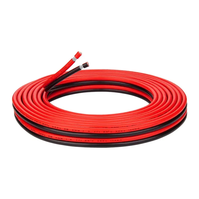 10 Gauge Wire – Igreely 100 Ft 10/2 Gauge Tinned Copper Low Voltage Wire Electrical Wire Cable For Solar Panel Car Audio Automotive Trailer Marine Harness Wiring 10Awg 100Ft
