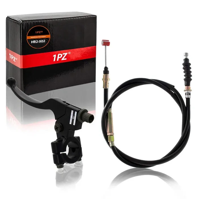 1Pz Hb2-X02 7/8‘‘ Handlebar Left Clutch Lever Clutch Cable Adjuster Replacement For Ssr 50Cc 70Cc 90Cc 110Cc 125Cc 150Cc Apollo Rfz Dbx18 Taotao Db17 Db27 Coolster M-125 Baja Chinese Pit Dirt Bike