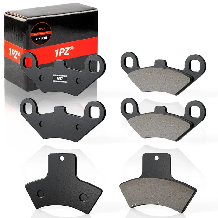 1Pz St5-R1B Front And Rear Brake Pads Replacement For Polaris Scrambler 500 400 Trail Boss 325 330 Sportsman 500 400 335 Magnum 325 500 Trail Blazer 400 250 Xplorer 250