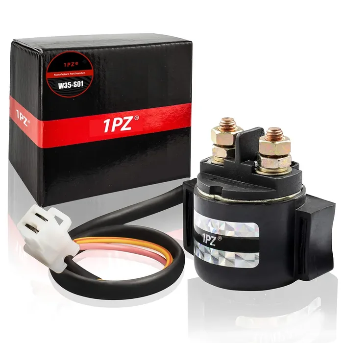 1Pz W35-S01 Premium Starter Solenoid Relay Replacement For Yamaha Warrior 350 Yfm350 1987 1988 1989 1990 1991 1992 1993 1994 1995 1996 1997 1998 1999 2000 2001 2002 2003 2004