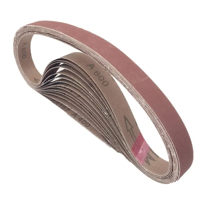 1X42 Sanding Belts, Aluminum Oxide Sander Belts Sand Paper Replacement 80 120 180 240 400 600 Grits,24 Pack(1X42 Inch)