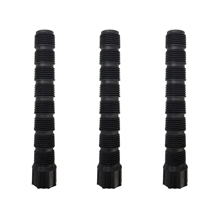 20-Pack Usa Made – 1/2 Inch Female X 6 Inch Mipt Male Poly Cut-Off Sprinkler Height Extender Riser Nipple Adjustable Length Adapter (Fits Most Brands Orbit, Rain Bird, Hunter, Irritrol Etc) (20)