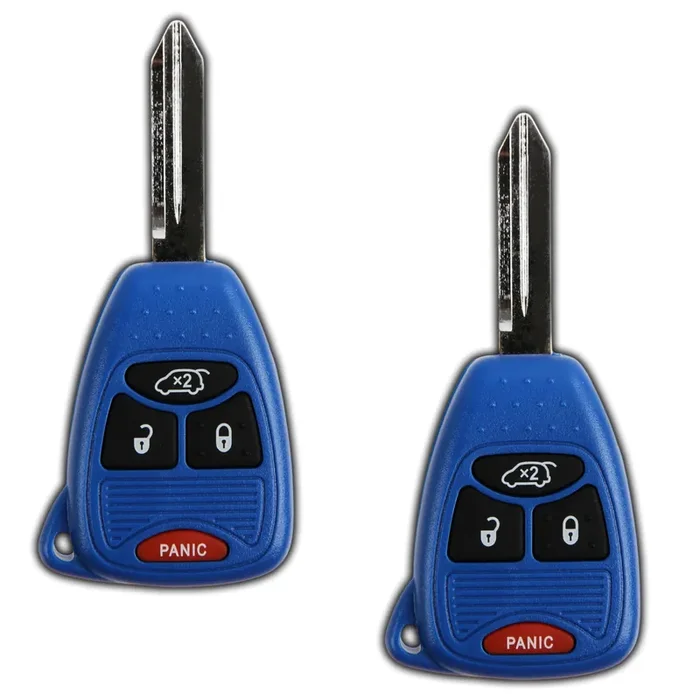 2X Keylessoption Key Fob Replacement For 2004 2005 2006 2007 2008 2009 2010 2011 2012 2013 2014 2015 2016 Chrysler 300 Dodge Durango Ram Jeep Cherokee Remote, 4-Button Oht692427Aa, Self Programming