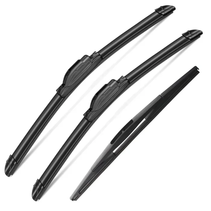 3 Wipers Set For Nissan Leaf 2011-2019 , Windshield Wiper Blades Original Equipment Replacement Front And Rear- 26‘/16‘/10B‘ (Pack Of 3) J- Hook