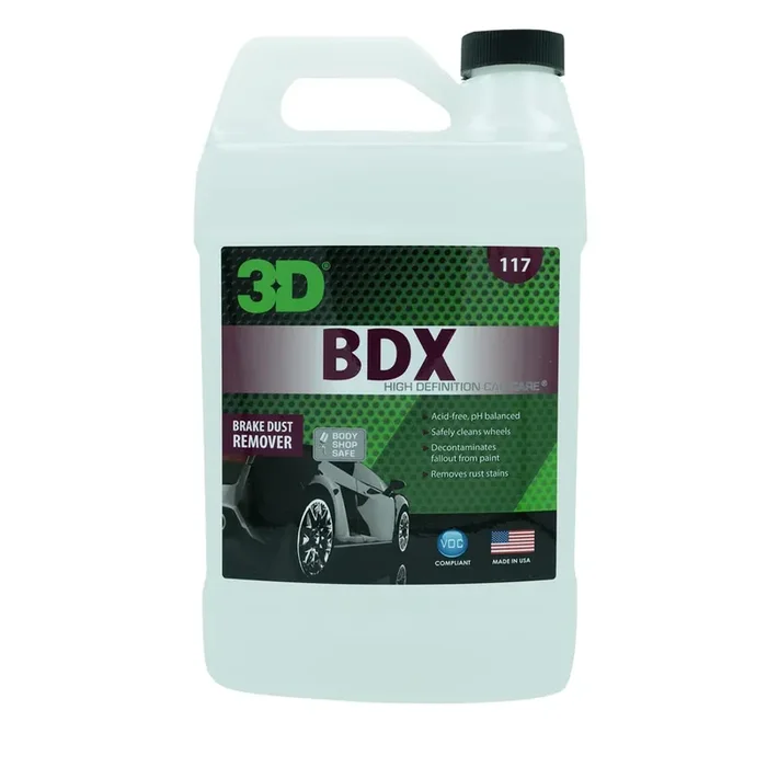 3D Bdx Brake Dust Remover – 1 Gallon Rust Remover Erodes Iron Particles & Fallout From Automotive & Rv Paint, Wheels & Wheel Wells Made In Usa All Natural No Harmful Chemicals