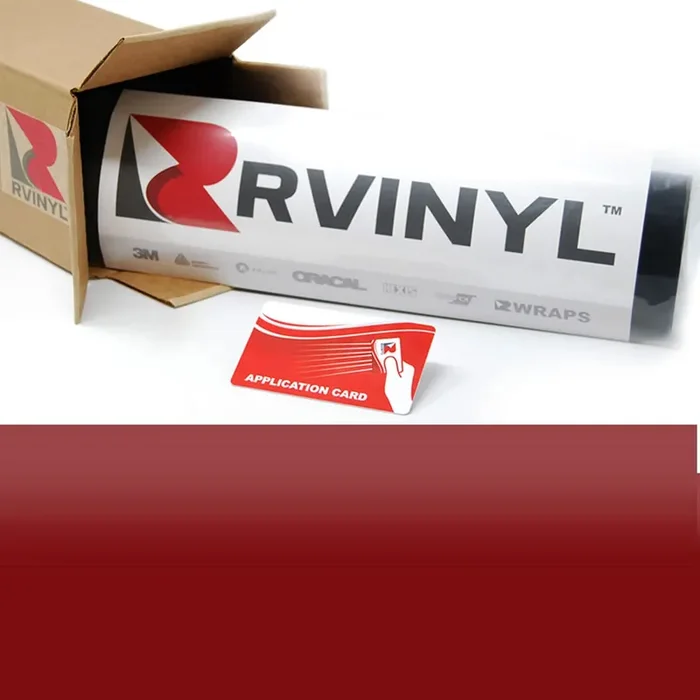 3M 2080 Sp273 Satin Vampire Red 5Ft X 11Ft W/Application Card Vinyl Vehicle Car Wrap Film Sheet Roll