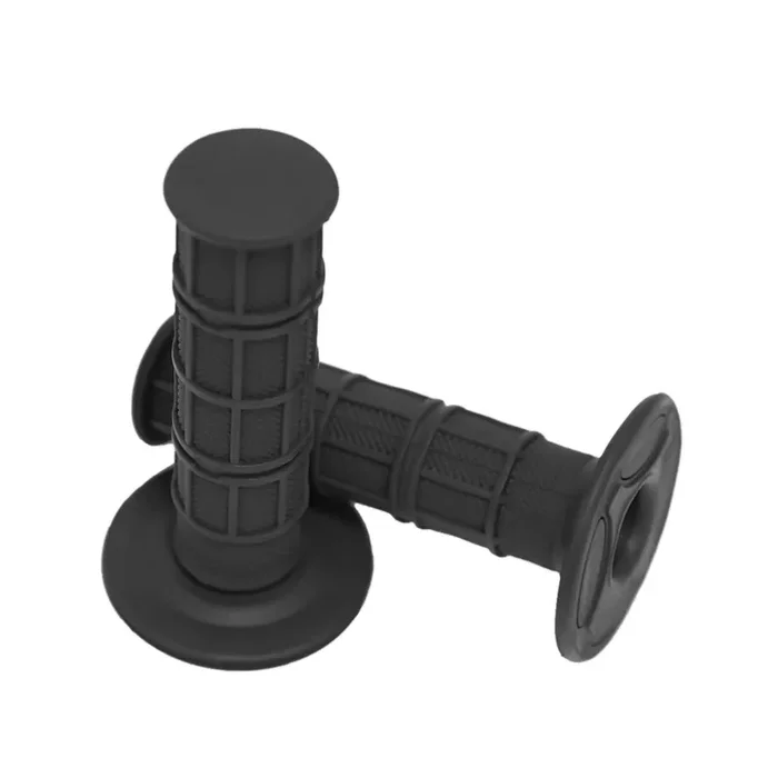 7/8‘ Practical Motorcycle Hand Grips Dirt Bike Motocross Gel Handlebar 2Pc- Black