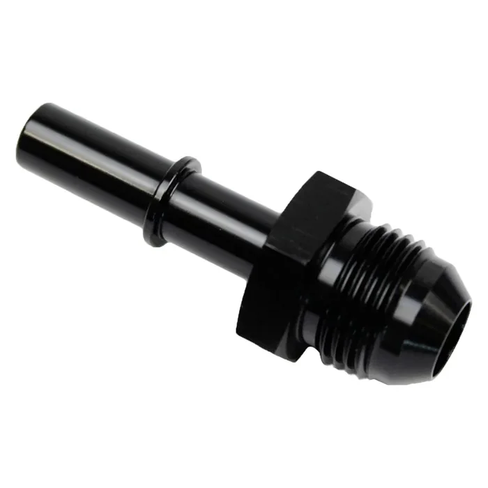 8An Male To 5/16 Sae Quick Disconnect Male Push-On Efi Fitting Fuel Rail Hose Line Adapter Aluminum Black