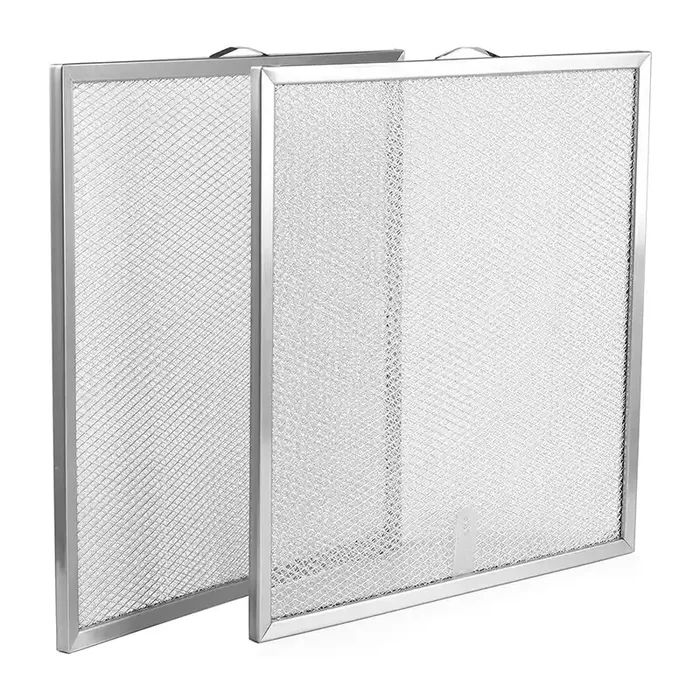 99010316 Range Hood Filter, For Broan Kitchen Exhaust Grease Filter, Stove Hood Vent Air Filters 11 1/4″ X 11 3/4″ X 3/8″ Reinforced Aluminum Frame Fit S99010316, Ntk7450000,990721400A (2 Pack)