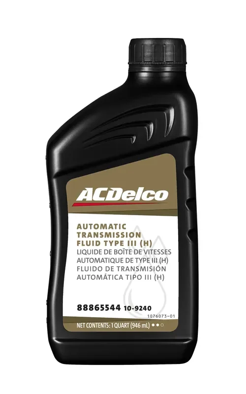 Acdelco Gold 10-9240 (88865544) Type Iii (H) Automatic Transmission Fluid – 1 Qt