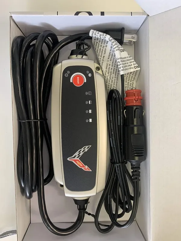 ACS Composite Grey Battery Charger Tender for Chevrolet C6 C7 C8 Corvette Stingray Grand Sport Z06 ZR1