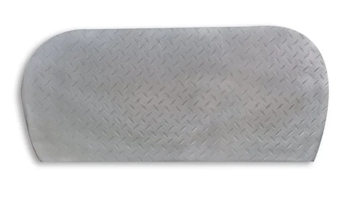 Adco 3723 Silver Multi Axle Double Diamond Plated Steel Vinyl Tyre Gard Wheel Cover (Fits 27-29)