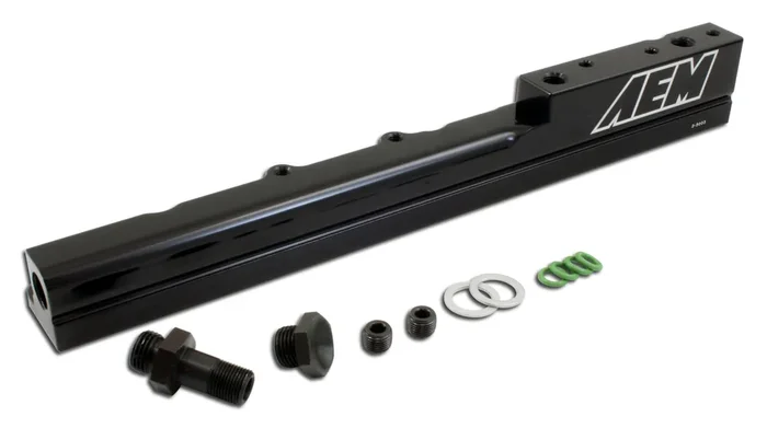 Aem 25-103Bk Black High Volume Fuel Rail