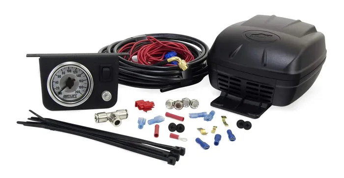 Air Lift Air Shock Controller Air Compressor And Pressure Gauge – 25804