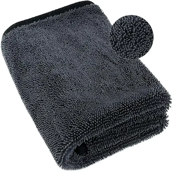 Airlab Microfiber Towels For Cars Drying Extra Large Super Absorbent Cleaning Cloth Auto Detailing Ultra Soft, Lint-Free, Streak-Free 600Gsm, 24‘‘ X 35‘‘, 1 Pack