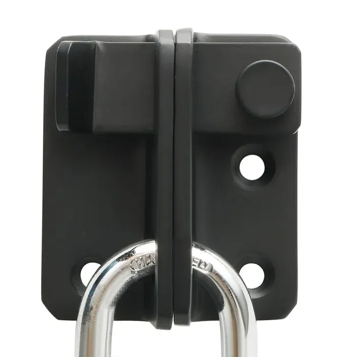 Alise Flip Latch Gate Latches Slide Bolt Latch Safety Door Lock Catch For Barn Cabinet Pet Cage Garden Bathroom Garage Window Sliding Door,Heavy Duty Stainless Steel Matte Black,Ms3006R-B