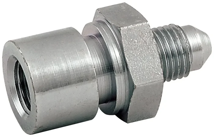Allstar Performance All50100 3/16‘ Inverted Flare Brake Line Adapter, Zinc