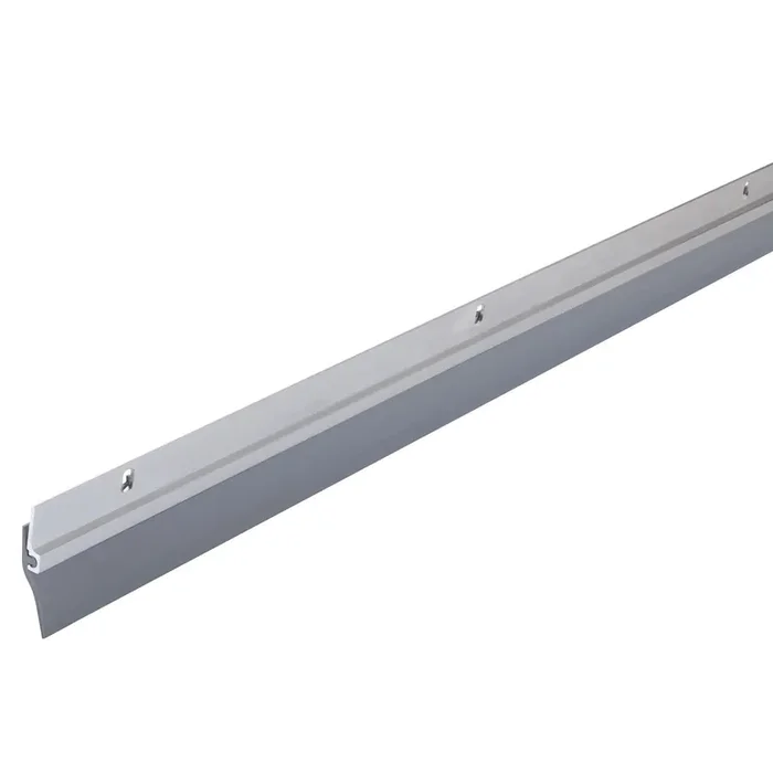 Aluminium Door Bottom Sweep with Triple Fin Door, Silver – MD Building Products 05090