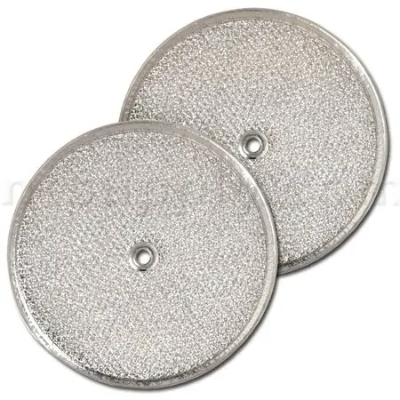 Aluminum Round Range Hood Filter, 9-1/2‘ Rd X 3/32‘ With Center Hole, Pack Of 2