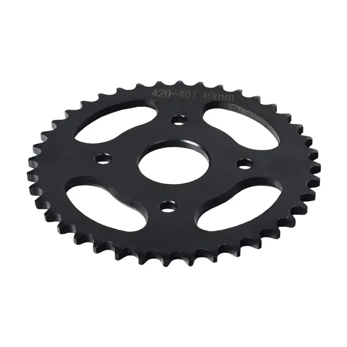 Alveytech 40/41/420 Chain 40 Tooth Rear Sprocket – Compatible 40 Chain Sprocket Replacement Fits 79Cc Gas Mini Bike, 3-Wheel Trike, Go-Kart, Atv, Quad 4-Wheeler Parts, Motorized Bicycle