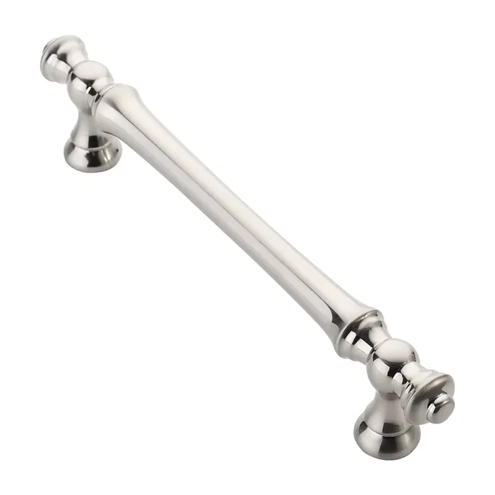 Alzassbg 10 Pack Brushed Satin Nickel Cabinet Pulls, 5 Inch(128Mm) Hole Centers Cabinet Handles Kitchen Hardware Straight Drawer Handle Pull Al3085Sn