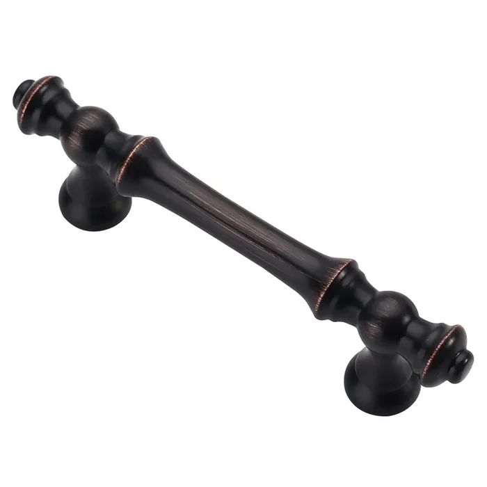 Alzassbg 10 Pack Oil Rubbed Bronze Cabinet Pulls, 3 Inch(76Mm) Hole Centers Cabinet Handles Kitchen Hardware Straight Drawer Handle Pull Al3085Orb