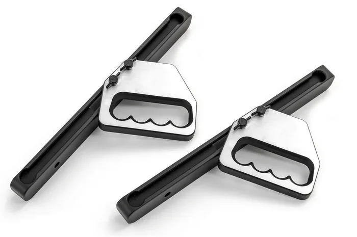 Ami All Sales 3519K A Pillar Grab Handle-Adjustable Rear Pair, Black