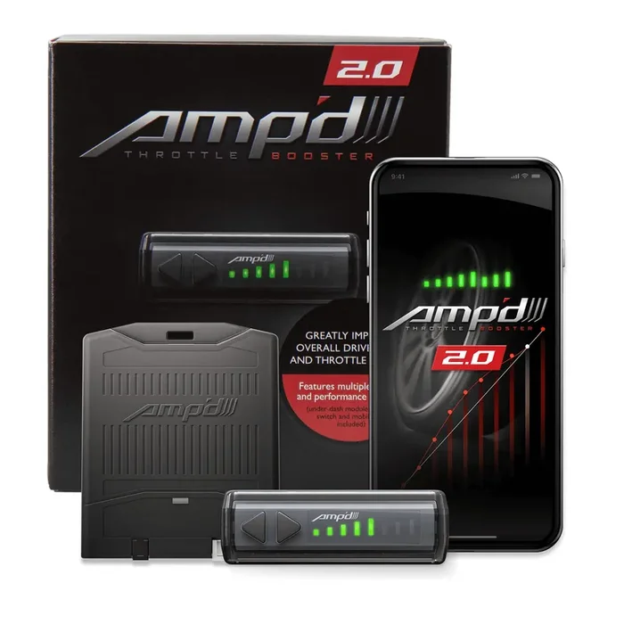 Amp‘D 18862-D2 2.0 Throttle Booster W/Bluetooth Switch