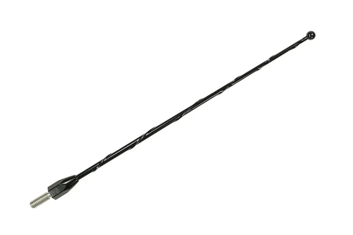 Antennamastsrus – 9 Inch Black Short Antenna Is Compatible With Toyota Tundra (2000-2020) – Spiral Wind Noise Cancellation – Spring Steel Construction – Stainless Steel Threading