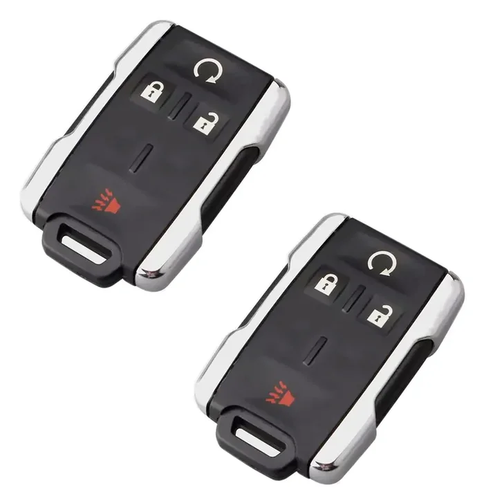 Arruweer Smart Key Fob Case Shell for Chevy Silverado/GMC Sierra 2014-2017, Keyless Entry Remote Control Cover (2-Pack)