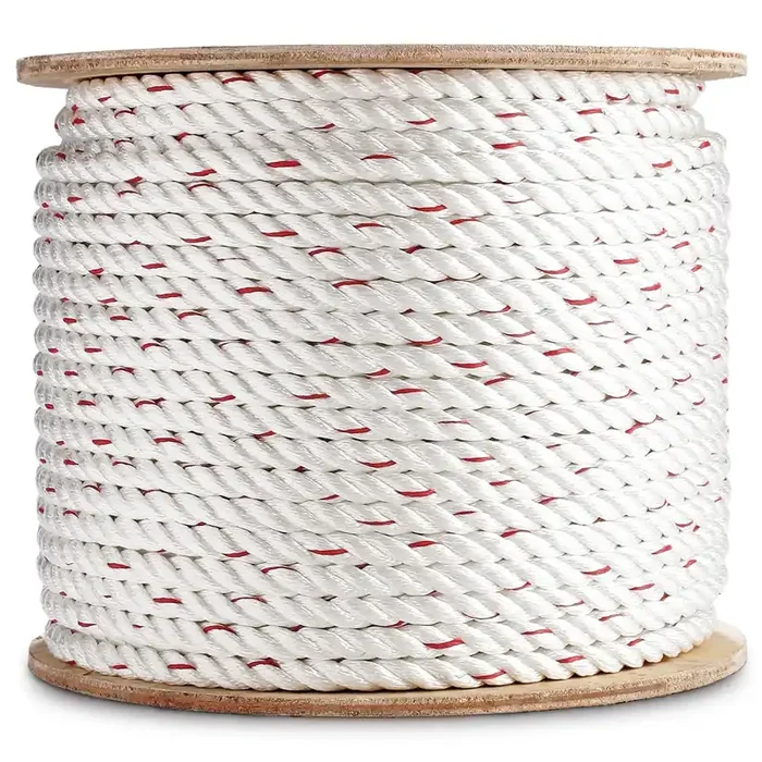 Ateret 1 Inch By 600 Feet Twisted Poly Dacron Rope I 3-Strand W/Polyolefin Core Rope I High Strength Polyester I Multipurpose Bull Rope For Marine, Commercial, Arborist & Diy Projects (1‘ X 150‘)