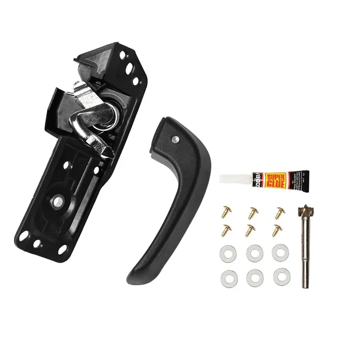 Atracypart Interior Door Handle Kit Front Left Drivers Side For 2007-2014 Chevy Silverado, Tahoe, Suburban, Avalanche, Gmc Sierra, Yukon, Yukon Xl, Cadillac Escalade Replaces 20833606, 80374