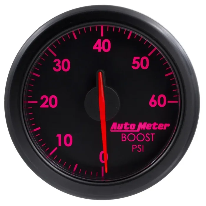 Auto Meter Autometer 9160-T 2-1/16 Boost, 0-60 Psi, Airdrive, Black