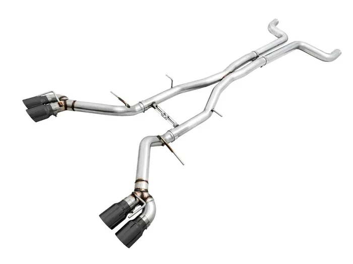 Awe Tuning 16-19 Chevy Camaro Ss Non-Res Cat-Back Exhaust – Track Edition (Quad Diamond Black Tips) – 3020-43074
