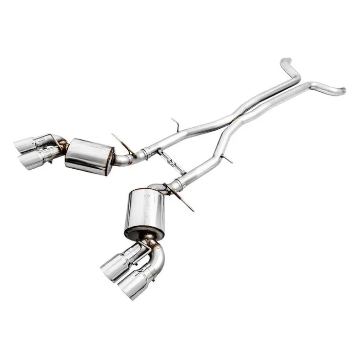 Awe Tuning 16-19 Chevy Camaro Ss Non-Res Cat-Back Exhaust -Touring Edition (Quad Chrome Silver Tips) – 3020-42068