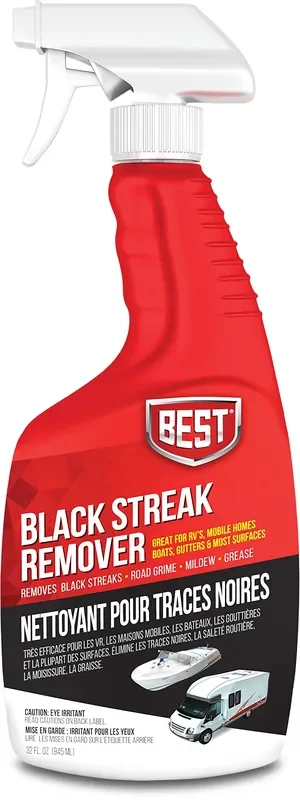 B.E.S.T. 50032 Black Streak Remover With Sprayer – 32 Oz.