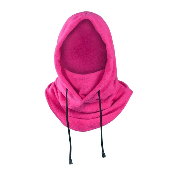 Balaclava Heavyweight Fleece Cold Weather Face Neck Mask (Pink)