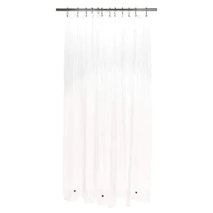 Bath Bliss Premium Shower Curtain Liner In Clear