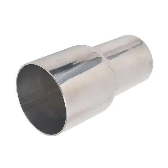 Batoneco Od 3.5 Inch To Od 4 Inch Exhaust Pipe To Component Pipe Adapter Reducer 3.5‘ Od To 4‘ Od Polished Stainless Steel 4‘ Overall Length