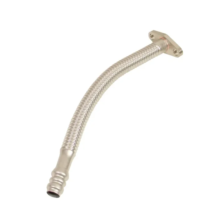 Bd Diesel 1453105 Supercharger Oil Drain Line 12 In. Flexible Stainless Tubing Designed To Slip Into Cummins Oil Drain Ports Ideal For Performance Single Or Compounded Turbo Installs
