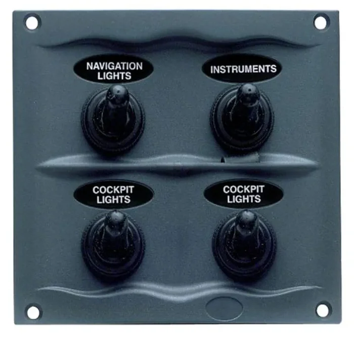 Bep 900-4Wpw Splash Proof Panel – 4 Way – White