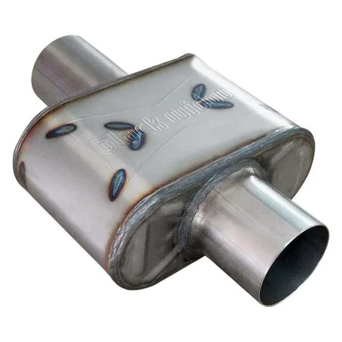 BLACK WIDOW TUNED PERFORMANCE EXHAUST 3 Center/Center Muffler – Black Widow Angry Housewife Series