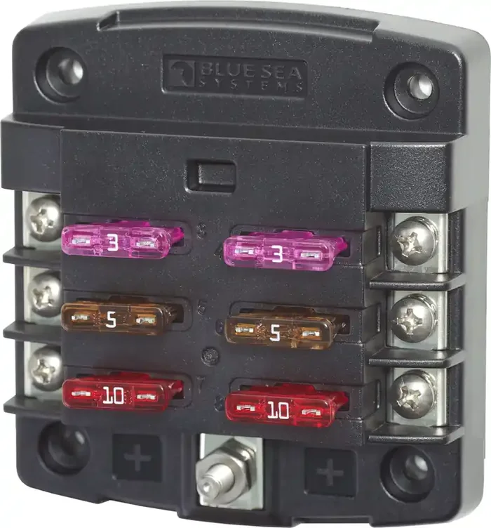 Blue Sea Systems 5033 St Blade Fuse Block 6 Circuit
