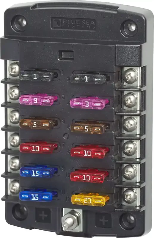 Blue Sea Systems 5034 St Blade Fuse Block 12 Circuit