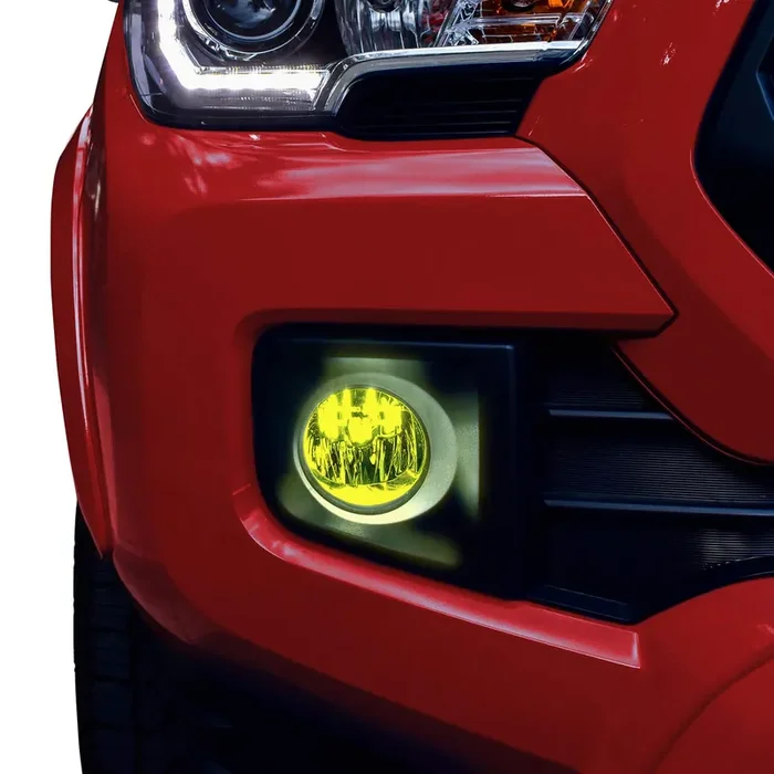 Bogar Tech Designs Fog Light Tint Kit Compatible With And Fits Tacoma 2016-2022, Yellow