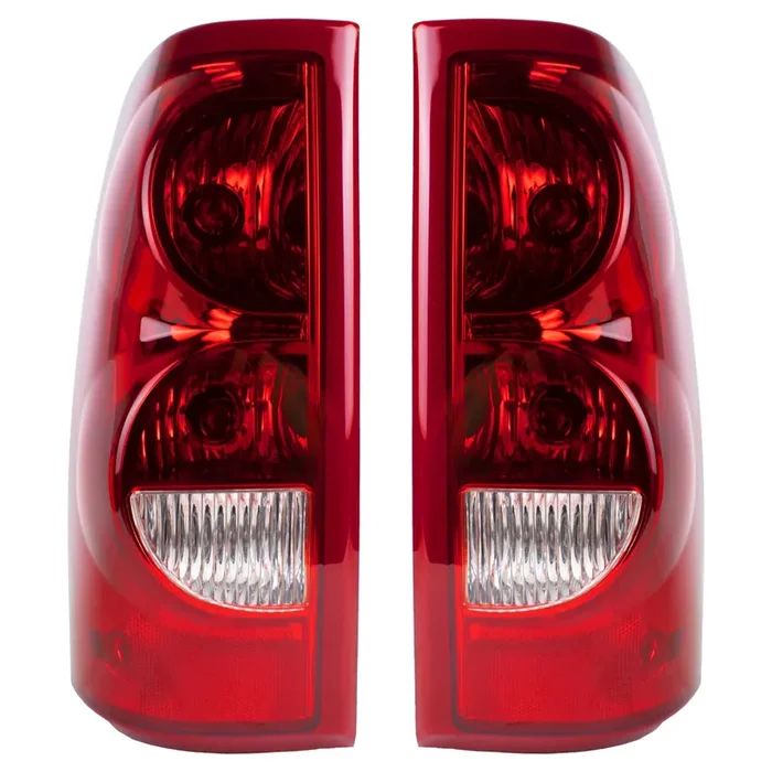 Boine Tail Light Compatible With 2003 2004 2005 2006 Chevy Silverado 1500 2500 3500 Driver And Passenger Side Rear Light Brake Lamps – Bulb And Harness Included