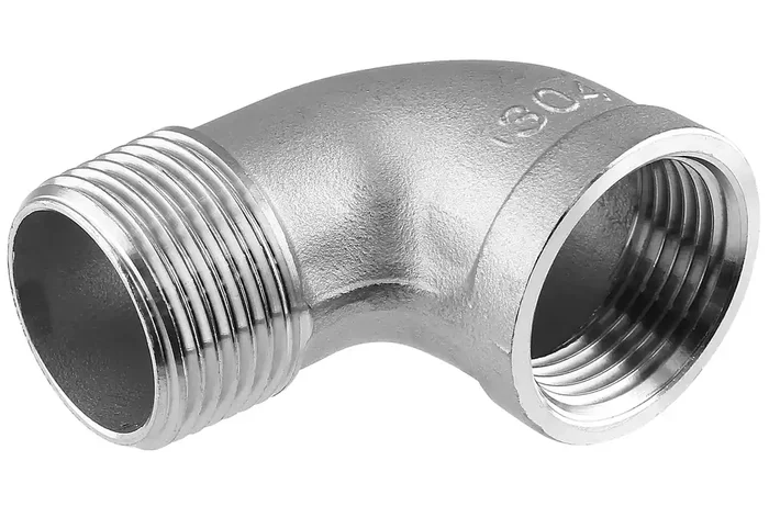 Bonsicoky 2Pcs 90 Degree Street Elbow, 1″ Npt Male X Female 304 Stainless Steel Street Pipe Fittings